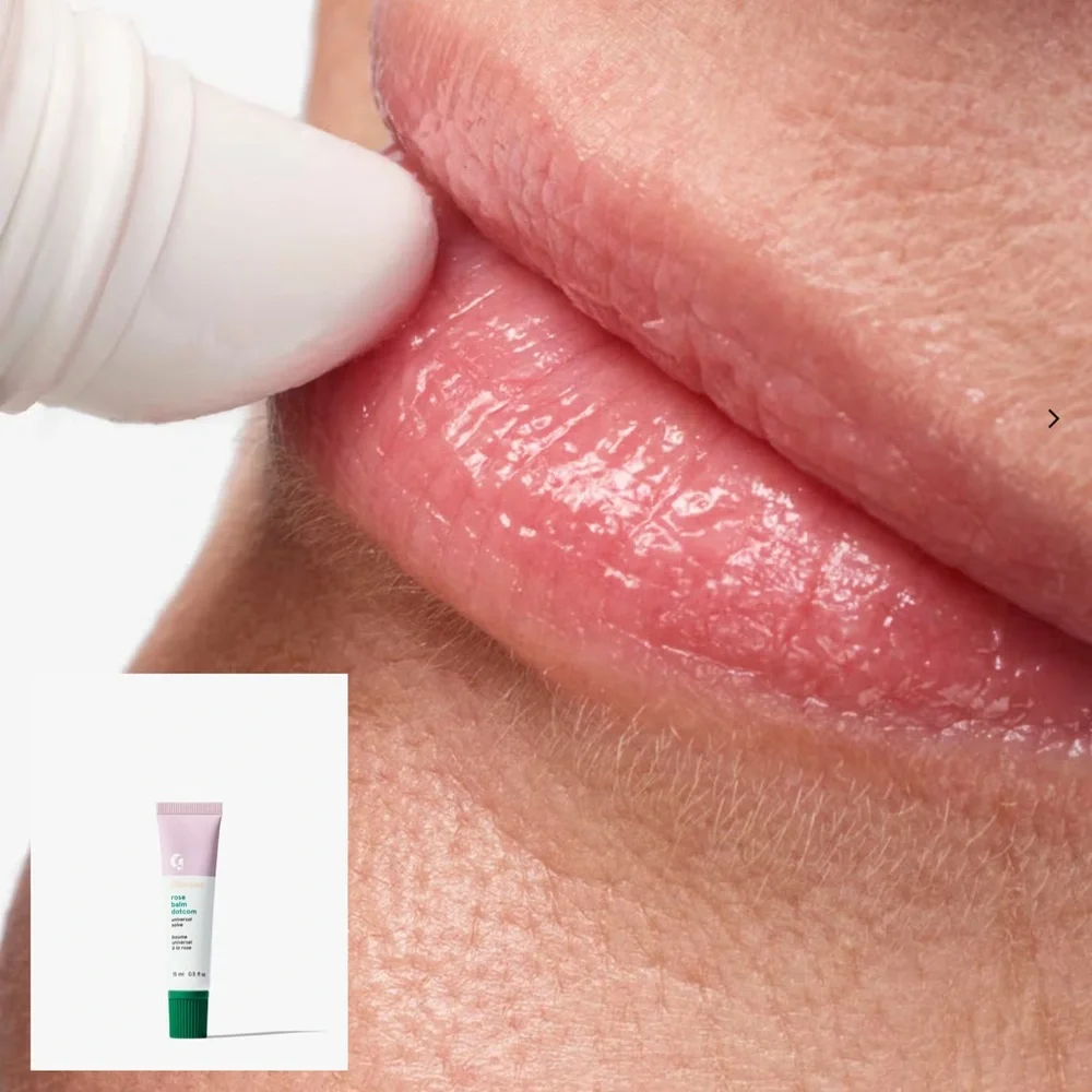 Glossier Pink Lip Treatment Balm‎ Dotcom Nourishing lip balm  NEW